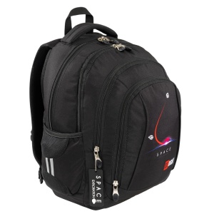 Ghiozdan Scolar St.Right BP04 - Deep Space, 4 Compartimente, Ergonomic, 43x32x20cm - Img 2