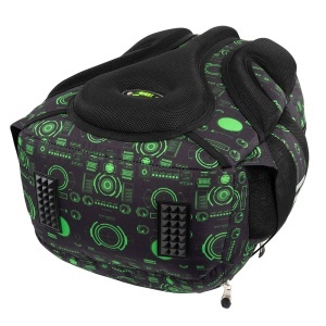 Ghiozdan Scolar St.Right BP04 - Tech Vision, 4 Compartimente, Ergonomic, 43x32x20cm - Img 4