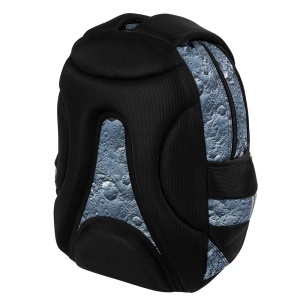 Ghiozdan Scolar St.Right BP06 - Moon View, 4 Compartimente, Ergonomic, 42x31x22cm - Img 3