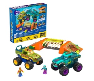 Joc Constructii, Hot Wheels Monster Truck - Mega Construx, Wrex - Img 2