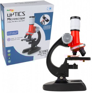 Microscop de jucarie cu accesorii, 10 elemente, MalPlay - Img 1