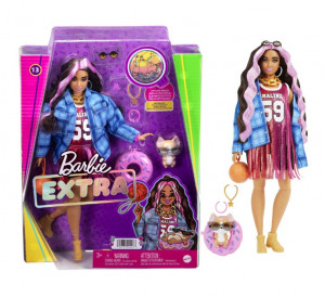 Papusa Barbie Extra Style - Jacheta Sport