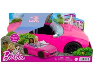 Papusa Mattel, Barbie cu Masina Cabriolet, Roz