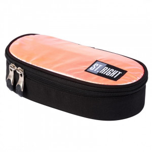 Penar Borseta Rigid, St.Majewski cu 1 Compartiment cu Clapeta Interioara, Colectia St.Right - CORAL HOLO PC01 6x23x9,5cm - Img 2