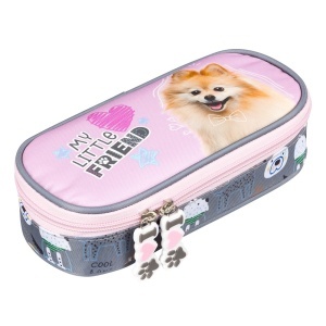 Penar Borseta Rigid, St.Majewski, cu Clapeta Interioara, Sweet Pomeranian, PC01