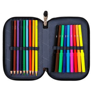 Penar Echipat cu 2 Fermoare, St.Right, Colectia - Blue Gamer PC04 - Img 2