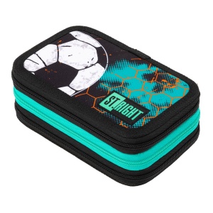 Penar Echipat cu 3 Fermoare, St.Right PC05 Turbo Kick, 19x13x7cm