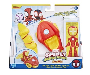 Set de joaca Spidey and his Amazing Friends - Figurina si accesoriu, Iron Man