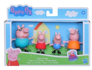 Set figurine Peppa Pig - Peppa's Family, 3+ani