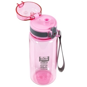 Sticla de Apa pentru Copii, din Tritan, St.Right, Pink & Grey, BPA Free, 500ml - Img 2