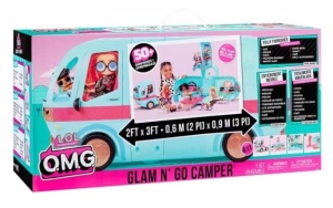 Camper LOL Surprise Glam N' Go, MGA, +50 surprize, 38x69 cm +6ani
