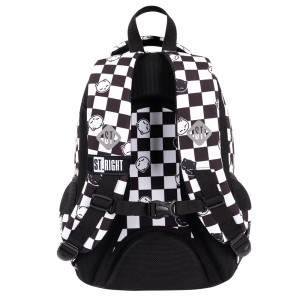 Ghiozdan Prescolari, Ergonomic, Impermeabil, Colectia St.Right - Chess Cats BP26, 39x27x17cm - Img 3