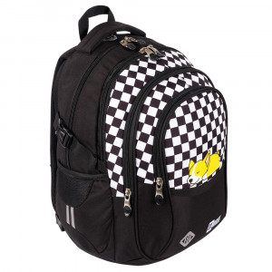 Ghiozdan Scolar 4 Compartimente, Ergonomic, Impermeabil, Colectia St.Right - Sleepy Corgi BP01, 43x32x21cm - Img 2