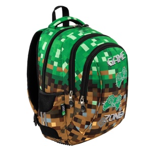 Ghiozdan Scolar Copii St.Right BP26 Game Zone, 3 Compartimente, Ergonomic, 20L, 39x27x17 cm - Img 4