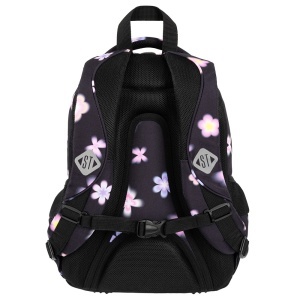 Ghiozdan Scolar Copii St.Right, BP58 Flower Mood, 4 Compartimente, Ergonomic, 22L, 40x28x18cm - Img 4