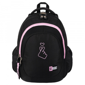 Ghiozdan Scolar cu 4 Compartimente, St.Majewski, Ergonomic, Impermeabil, Colectia St.Right - K-Pop Lover BP06 42x31x22cm