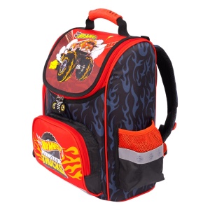 Ghiozdan Scolar Rigid St.Majewski - Hot Wheels, Ergonomic, Ventilatie - Img 3