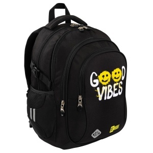 Ghiozdan Scolar St.Right BP01 Positive Attitude, 4 Compartimente, Ergonomic, 43x32x21cm - Img 3