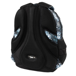 Ghiozdan Scolar St.Right BP04 - Silver Goal, 4 Compartimente, Ergonomic, 43x32x20cm - Img 4