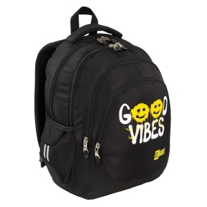 Ghiozdan Scolar St.Right BP06 - Positive Attitude, 4 Compartimente, Ergonomic, 42x31x22cm - Img 3
