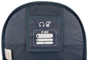 Ghiozdan St.Right, 4 Compartimente, Ergonomic, Impermeabil, Game Over BP04 43x32x20cm - Img 7