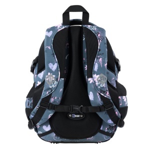 Ghiozdan St.Right, 4 Compartimente, Ergonomic, Impermeabil, Good Vibes BP01, 43x32x21cm - Img 3