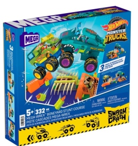 Joc Constructii, Hot Wheels Monster Truck - Mega Construx, Wrex