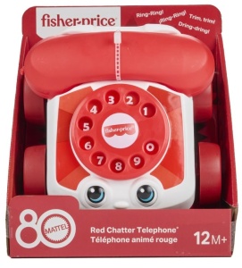 Jucarie interactiva, Mattel, Fisher Price - Telefonul rosu 12m+