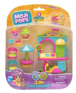 Moji Pops cu 2 figurine exclusive, Ice Cream Shop