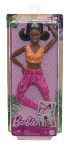 Păpușă Barbie Made to Move - Bruneta / Black Hair (Mattel - HRH28)