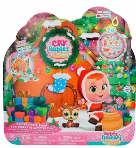 Papusa Cry Babies, IMC Toys, Calendar Advent, Papusa Mos, Ren, Accesorii