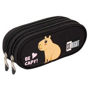 Penar Borseta cu 2 Fermoare, St.Right, PU02 Be Capy 22x9x8cm