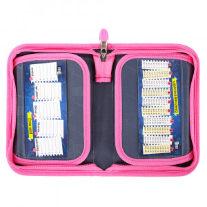 Penar cu 1 Fermoar si 2 Extensii, Neechipat, St.Right - Black Glitter PC03, 20.5x14x3.5 cm - Img 2