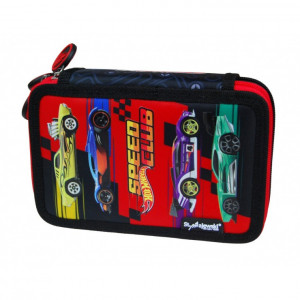 Penar cu 3 Fermoare, Echipat, St.Majewski, Hot Wheels PC05, 19x13x7cm - Img 2
