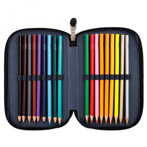 Penar Echipat cu 3 Fermoare, St.Right, Colectia - Play New Level PC05, 19x13x7cm - Img 2