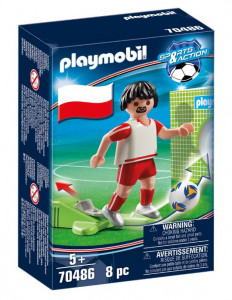 Playmobil Sports&Action - Jucator de fotbal, Polonia