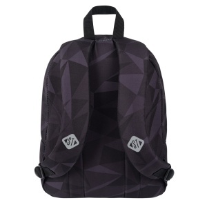 Rucsac St.Right, cu 1 Compartiment, Impermeabil, Geometric Grey BP33, 40x31x17 cm - Img 2