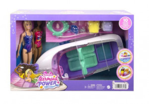 Set de joaca Barbie barca cu motor