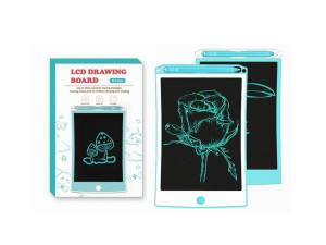 Tableta Digitala LCD, pentru Desenat cu Stergere, 8.5 inch Alb/Turqoaz - Img 2