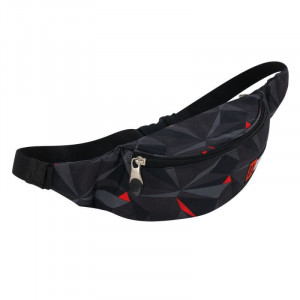 Borseta Brau 2 Fermoare, St.Majewski, Gama St.Right 3D BLACK ABSTRACTION WB01 - Img 1