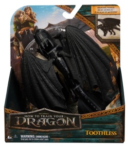 Figurina How to train your dragon - Dragon Toothless cu aripi mobile +4ani