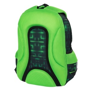 Ghiozdan Prescolari, St.Right, 3 Compartimente, Impermeabil, Neon Pad BP26, 39x27x17cm - Img 5