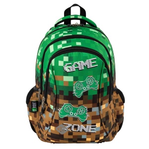 Ghiozdan Scolar Copii St.Right BP26 Game Zone, 3 Compartimente, Ergonomic, 20L, 39x27x17 cm