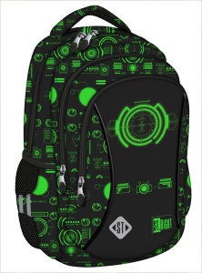 Ghiozdan Scolar Copii St.Right BP26 Tech Vision, 3 Compartimente, Ergonomic, 20L, 39x27x17 cm