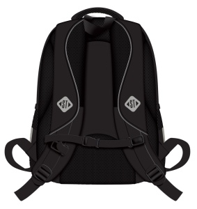 Ghiozdan Scolar Copii St.Right, BP58 NYC Mood, 4 Compartimente, Ergonomic, 22L, 40x28x18cm - Img 2