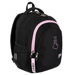 Ghiozdan Scolar cu 4 Compartimente, St.Majewski, Ergonomic, Impermeabil, Colectia St.Right - K-Pop Lover BP06 42x31x22cm - Img 2