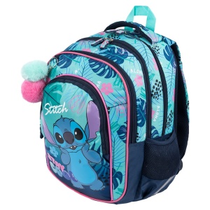 Ghiozdan Scolar cu 4 Compartimente, St.Majewski, Stitch Stay Cool BP58, 40x28x18cm - Img 3