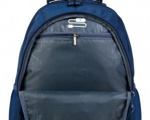 Ghiozdan Scolar, St.Majewski, 4 Compartimente, St.Right Navy Blue BP05 42x30x19cm - Img 7