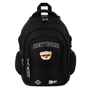 Ghiozdan Scolar St.Right BP01 NYC Mood, 4 Compartimente, Ergonomic, 43x32x21cm
