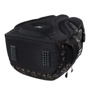 Ghiozdan St.Right, 4 Compartimente, Impermeabil, Golden Cats BP01, 43x32x21cm - Img 4